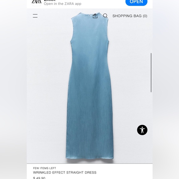 zara dress nwt xs - Picture 2 of 4